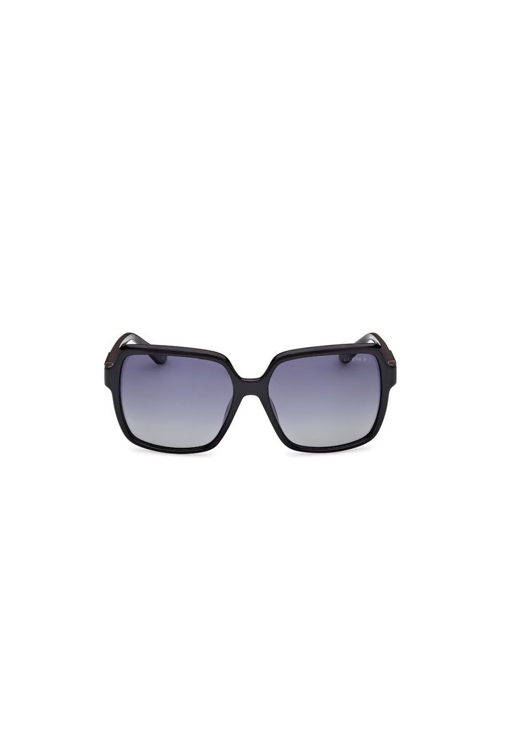 Lentes de Sol Negro Brillante Polarizados Guess GU0015701D-0
