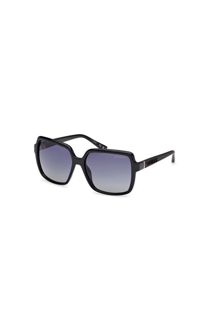 Lentes de Sol Negro Brillante Polarizados Guess GU0015701D-1