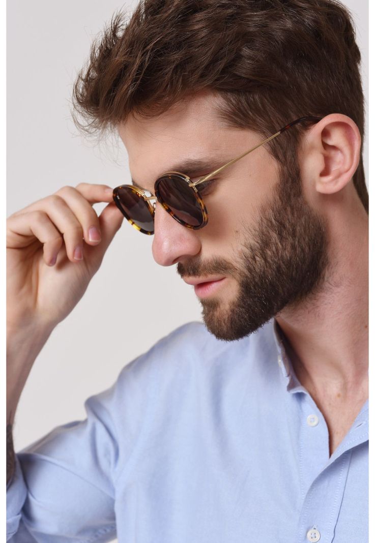 Lentes de Sol Belvedere Marron York Eyewear YK1276SC249-3