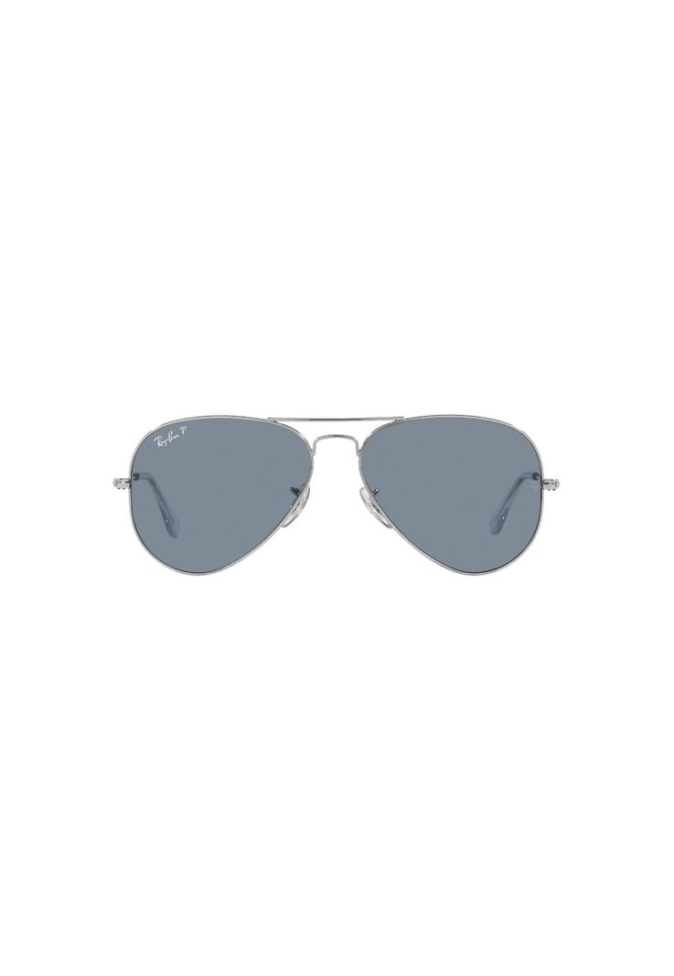 Lentes de Sol Aviator Large Metal Silver Polarizados Ray-Ban-0