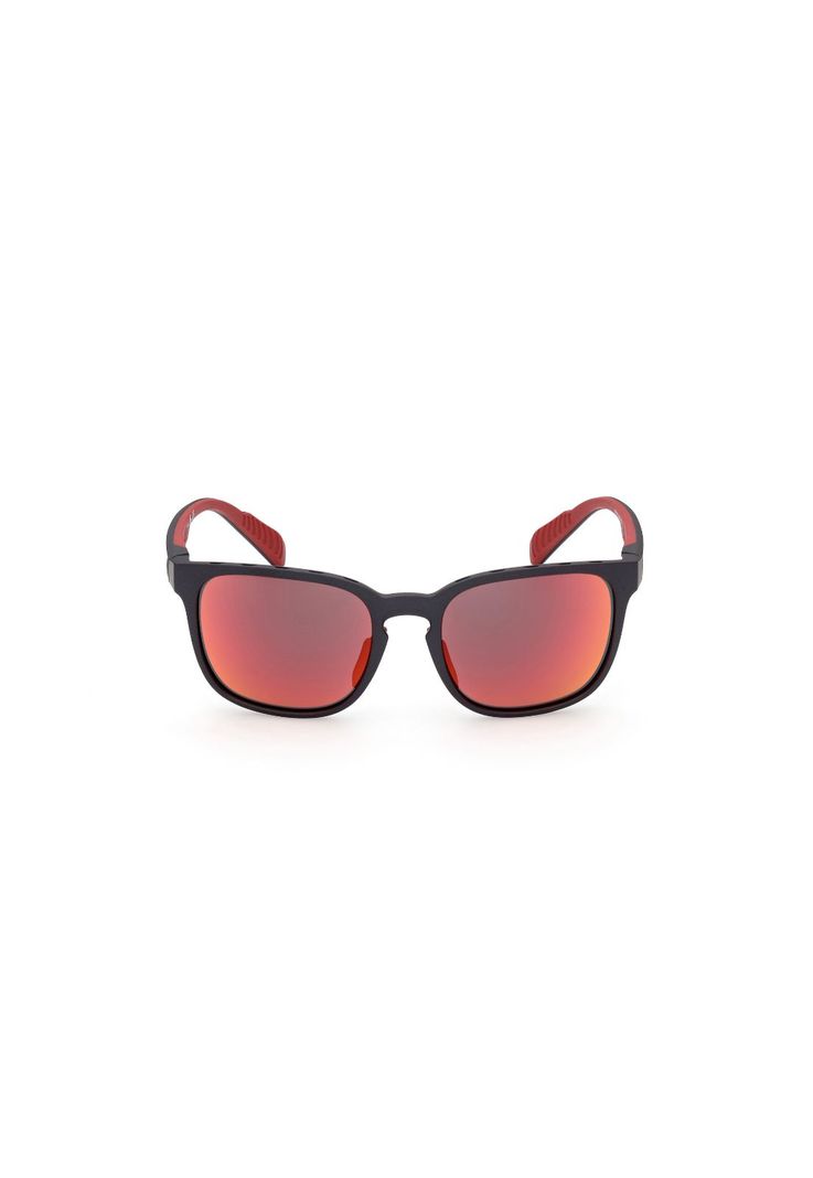 Lentes de Sol Matte Black Espejados Adidas Sport SP003302L-0