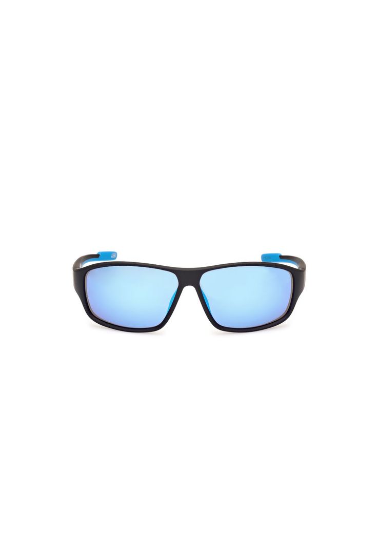 Lentes de Sol Negro Mate Espejados Skechers SE636402X M