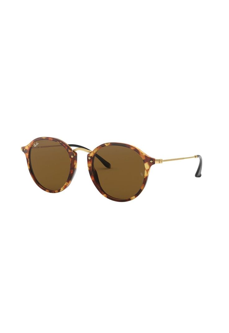 Lentes de Sol Round Fleck Havana Ray-Ban RB2447116049-1