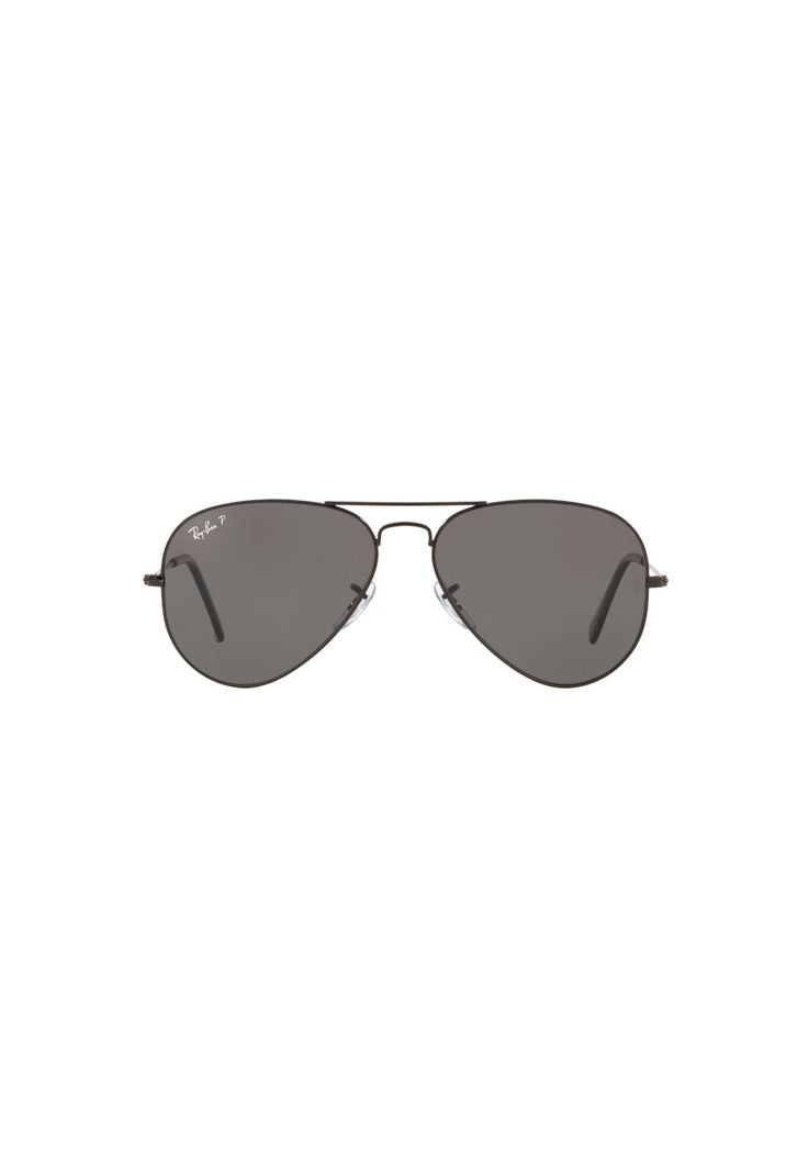 Lentes de Sol Aviator Large Metal Black Polarizados Ray-Ban-0