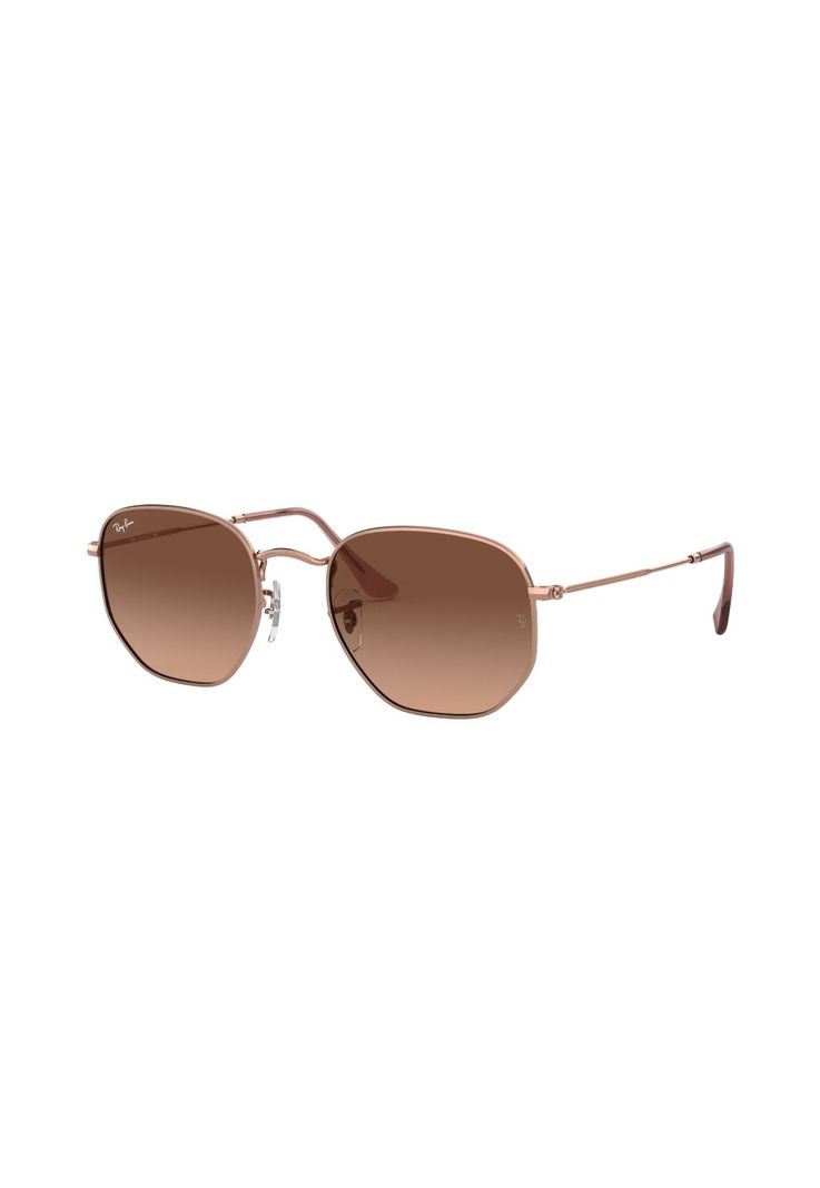 Lentes de Sol Hexagonal Marrón Degradé Ray-Ban RB3548N9069A5-1