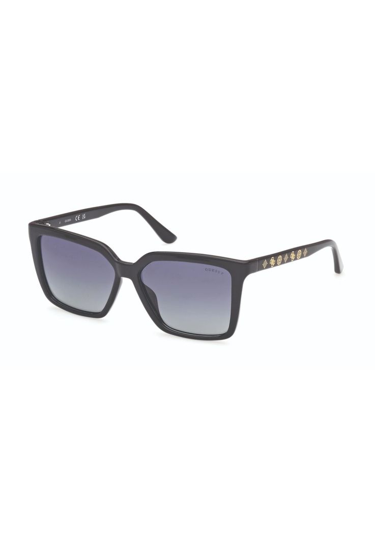 Lentes de Sol Negro Brillante Polarizados Guess GU0009901D-1