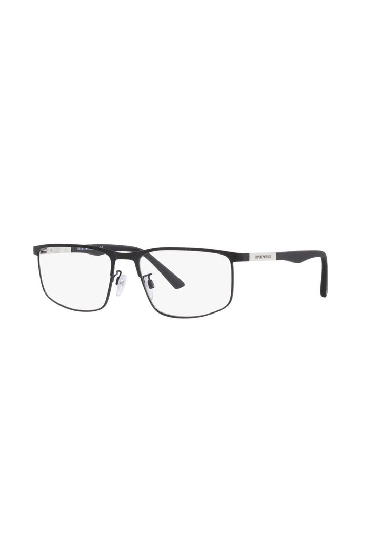 Lentes Ópticos Matte Black Emporio Armani-1