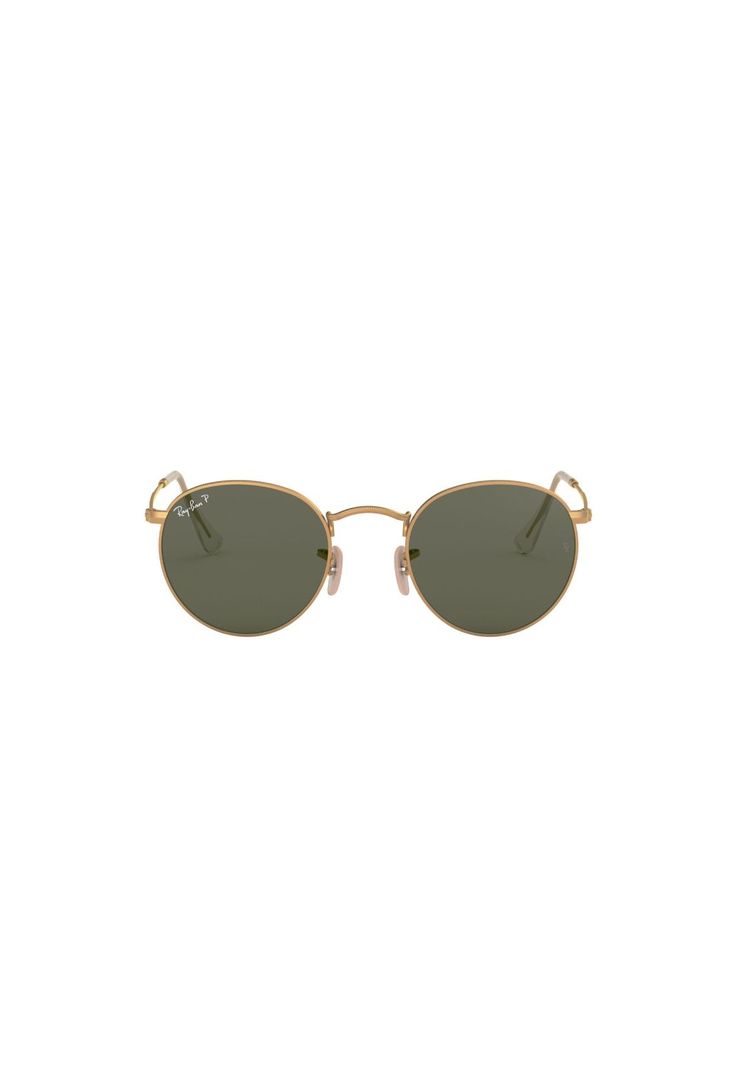 Lentes de Sol Round Metal Verde Polarizados Ray-Ban-0