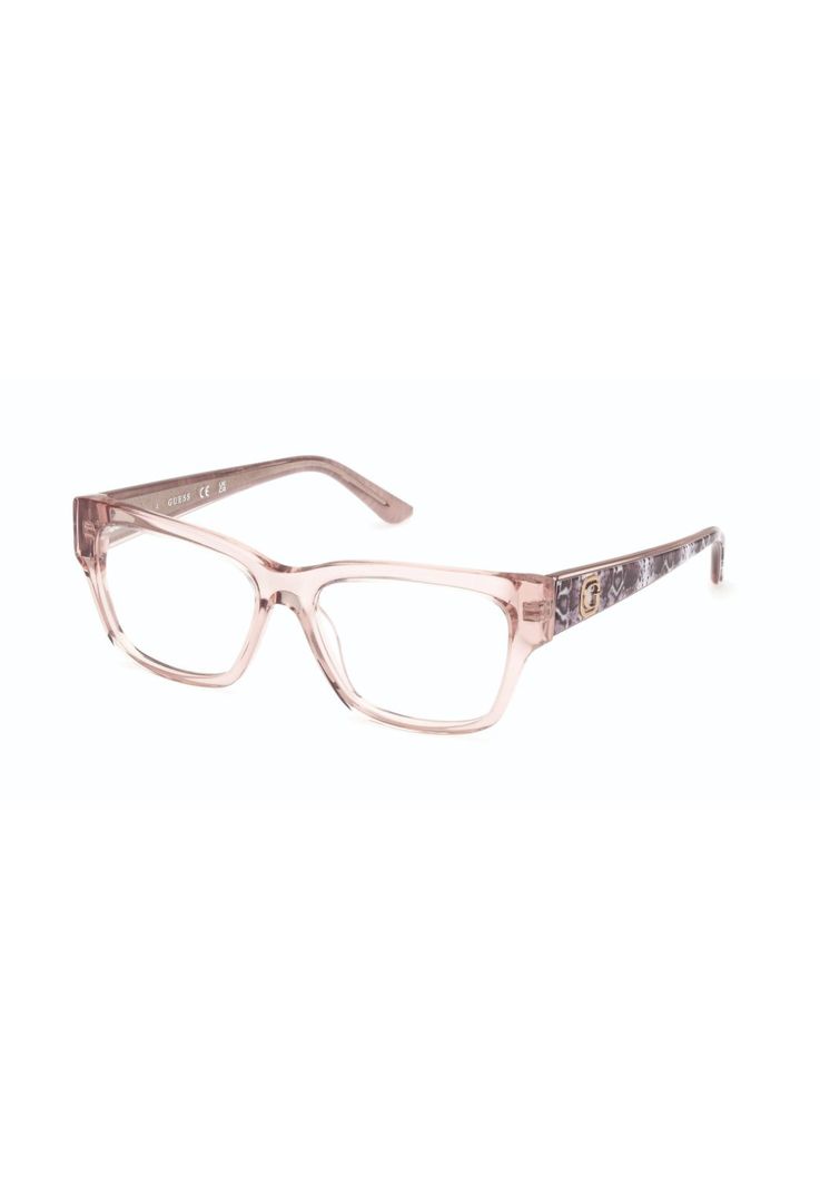 Lentes Ópticos Rosado Transparente Guess GU50126057-1