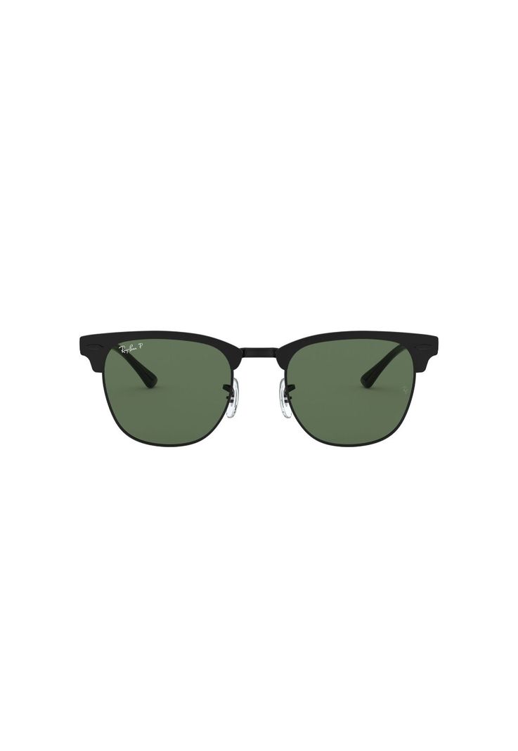 Lentes de Sol Clubmaster Metal Black Polarizados Ray-Ban-0