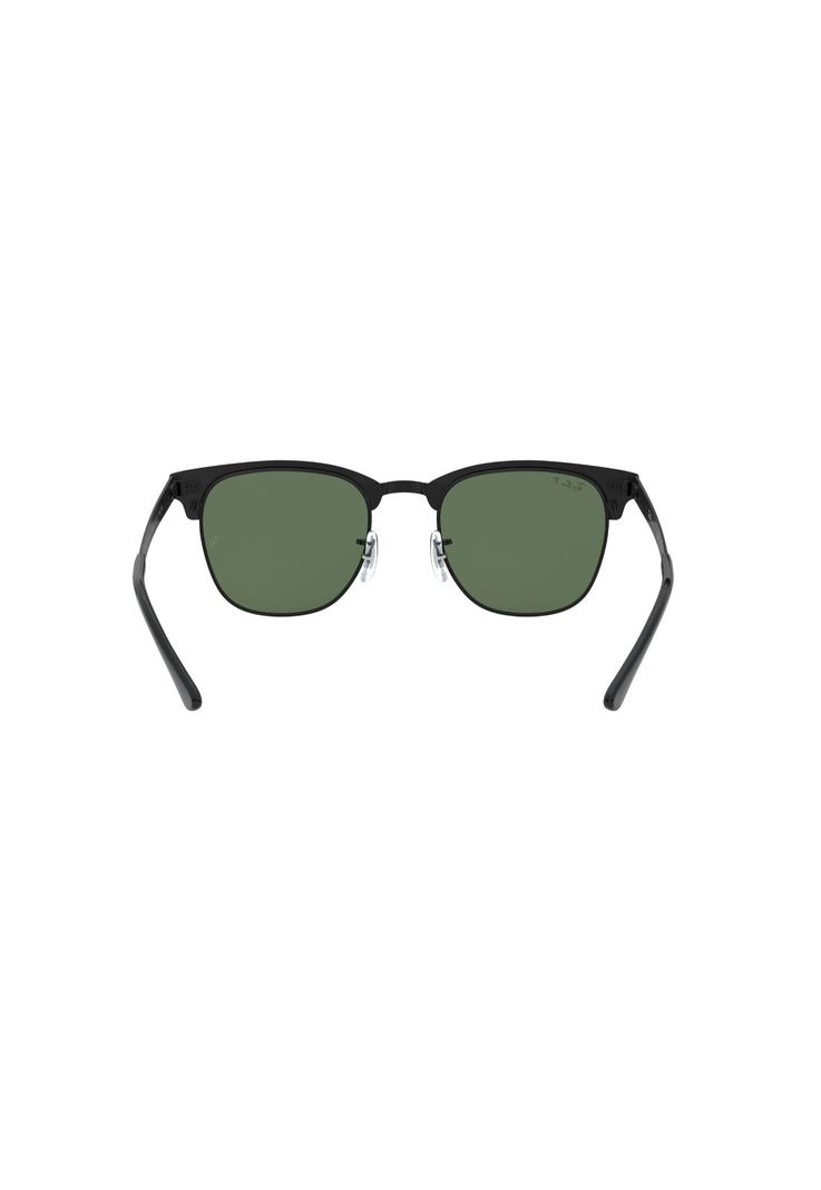 Lentes de Sol Clubmaster Metal Black Polarizados Ray-Ban-6