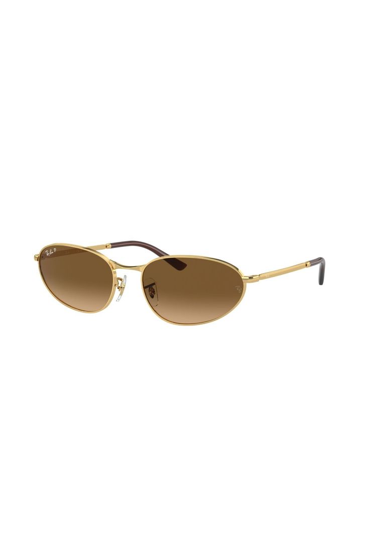 Lentes de Sol Dorado Polarizados Ray-Ban RB3734001M2-1