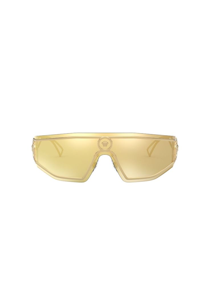 Lentes de Sol Dorado Espejado Versace VE222610027P-1