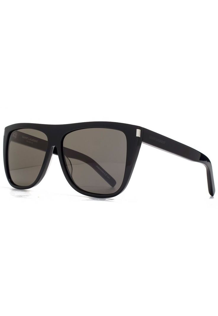 Lentes de Sol Shiny Black Saint Laurent SL1002 Negro M