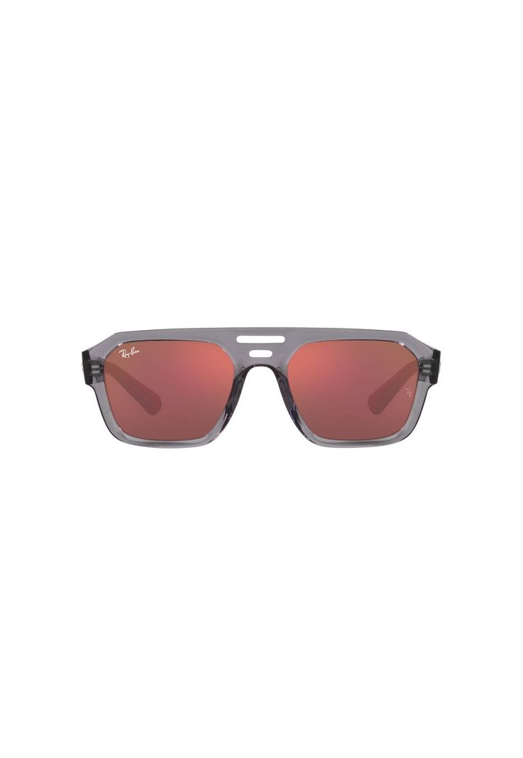 Lentes de Sol Corrigan Transparent Gray Espejados Ray-Ban-0