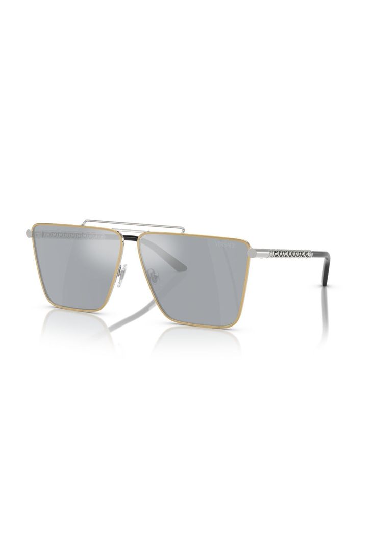 Lentes de Sol Dorado Espejados Versace VE226615141U-0