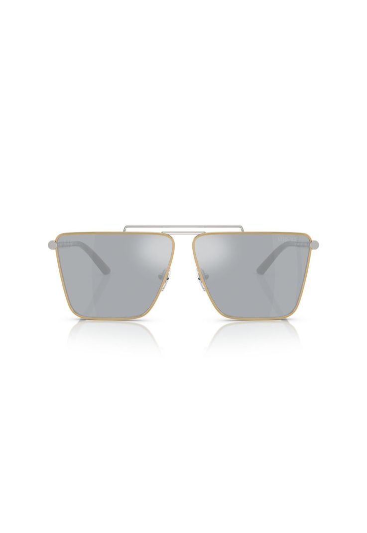 Lentes de Sol Dorado Espejados Versace VE226615141U-1