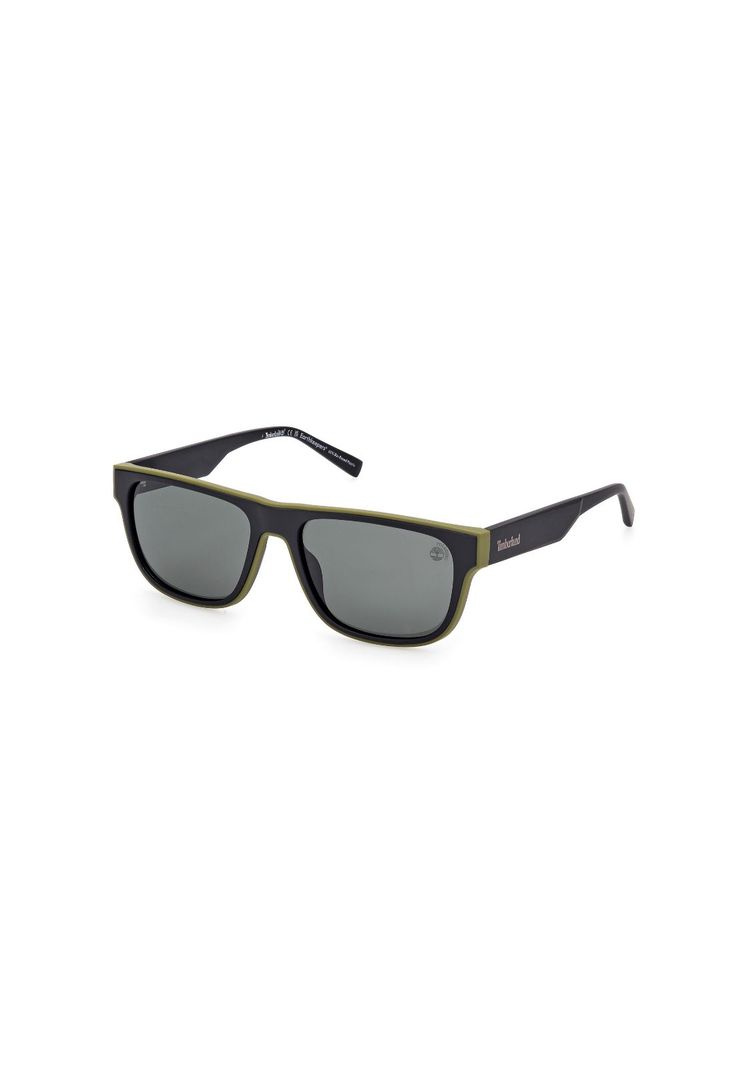 Lentes de Sol Negro Matte Polarizados Timberland TB0002502R-1