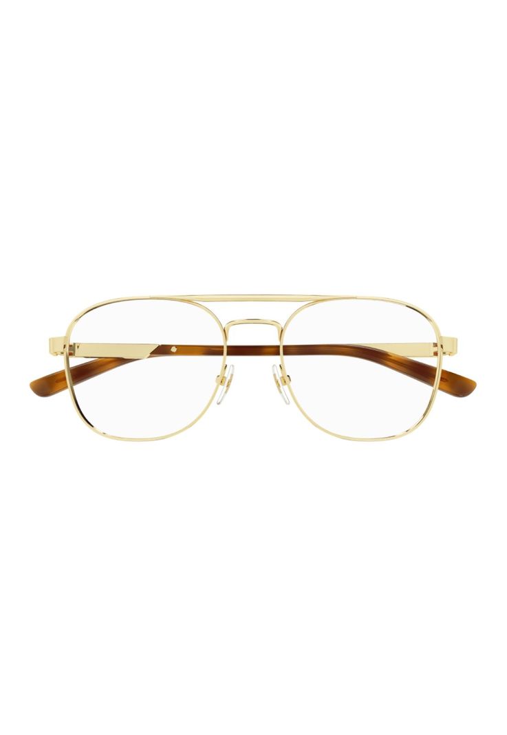 Lentes Ópticos Dorado Gucci GG1290O002-1