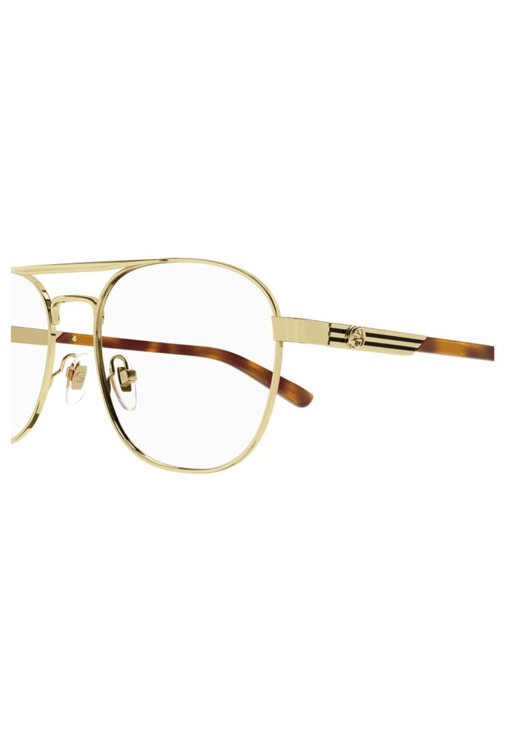 Lentes Ópticos Dorado Gucci GG1290O002-2