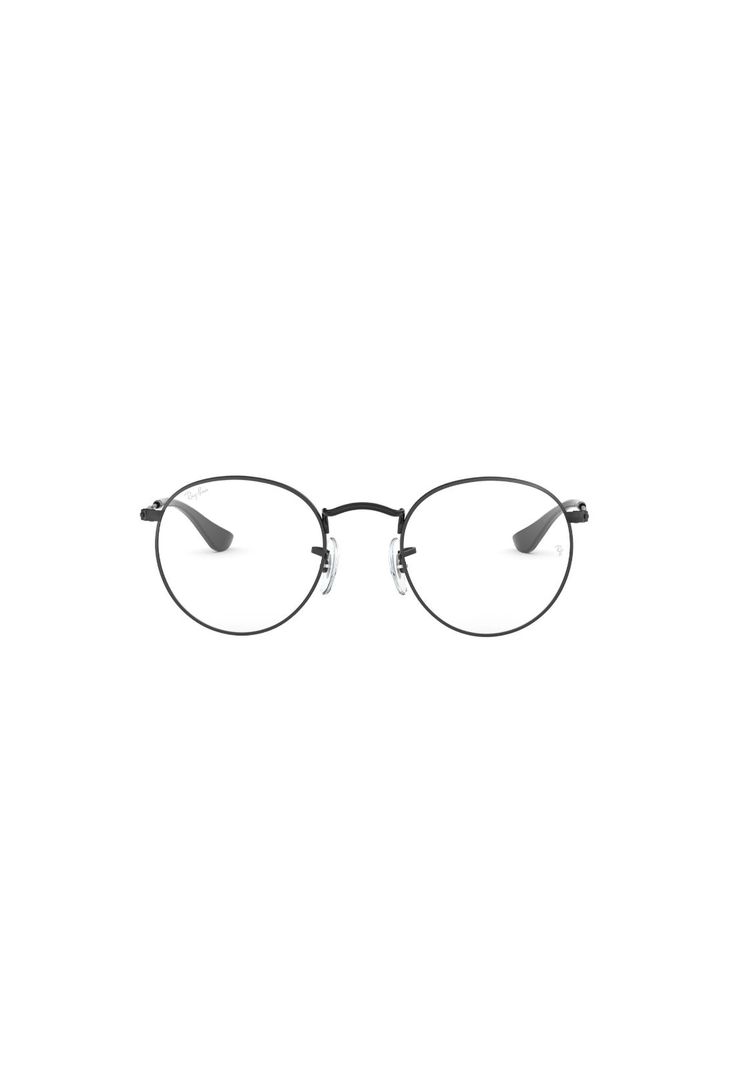 Lentes Ópticos Round Metal Matte Black Ray-Ban Optical-0