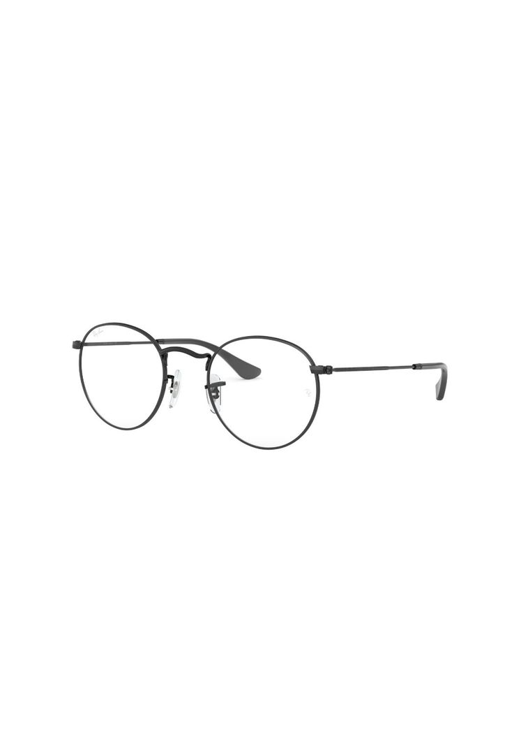 Lentes Ópticos Round Metal Matte Black Ray-Ban Optical-1