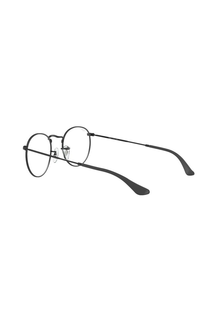 Lentes Ópticos Round Metal Matte Black Ray-Ban Optical-4