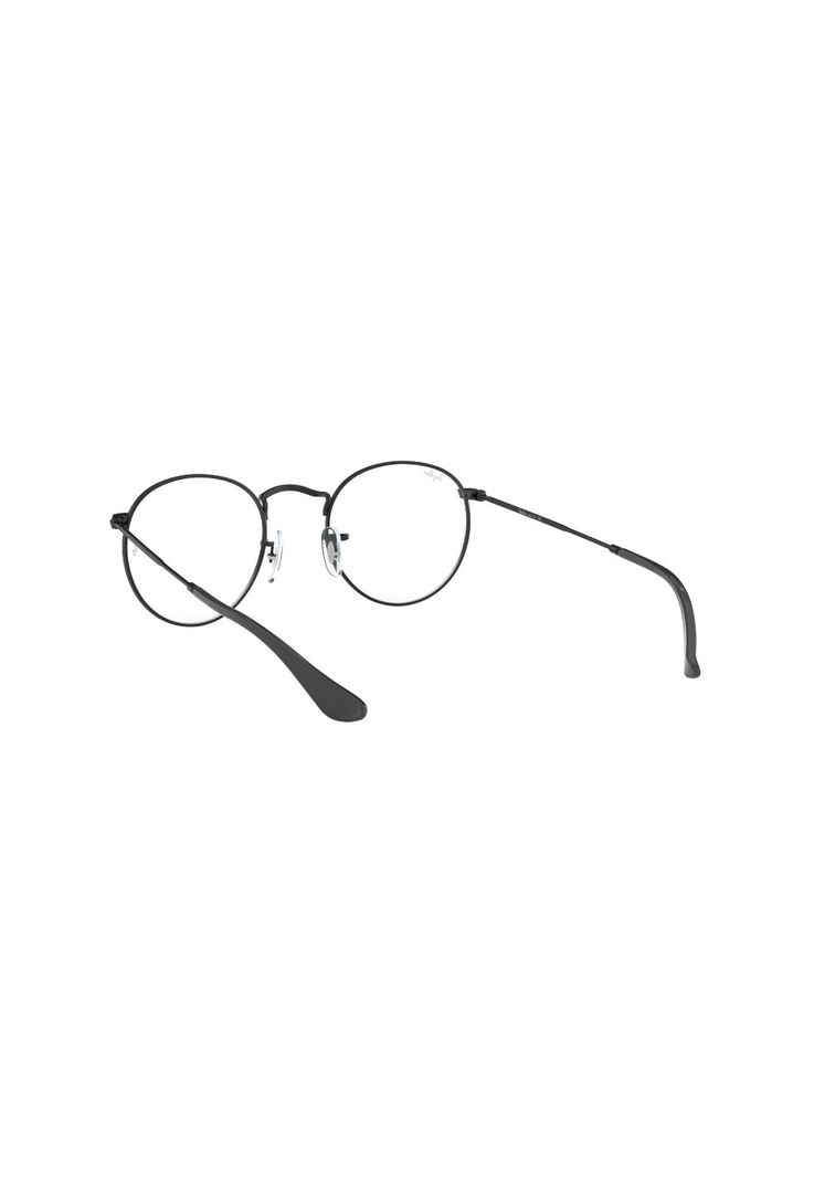 Lentes Ópticos Round Metal Matte Black Ray-Ban Optical-5