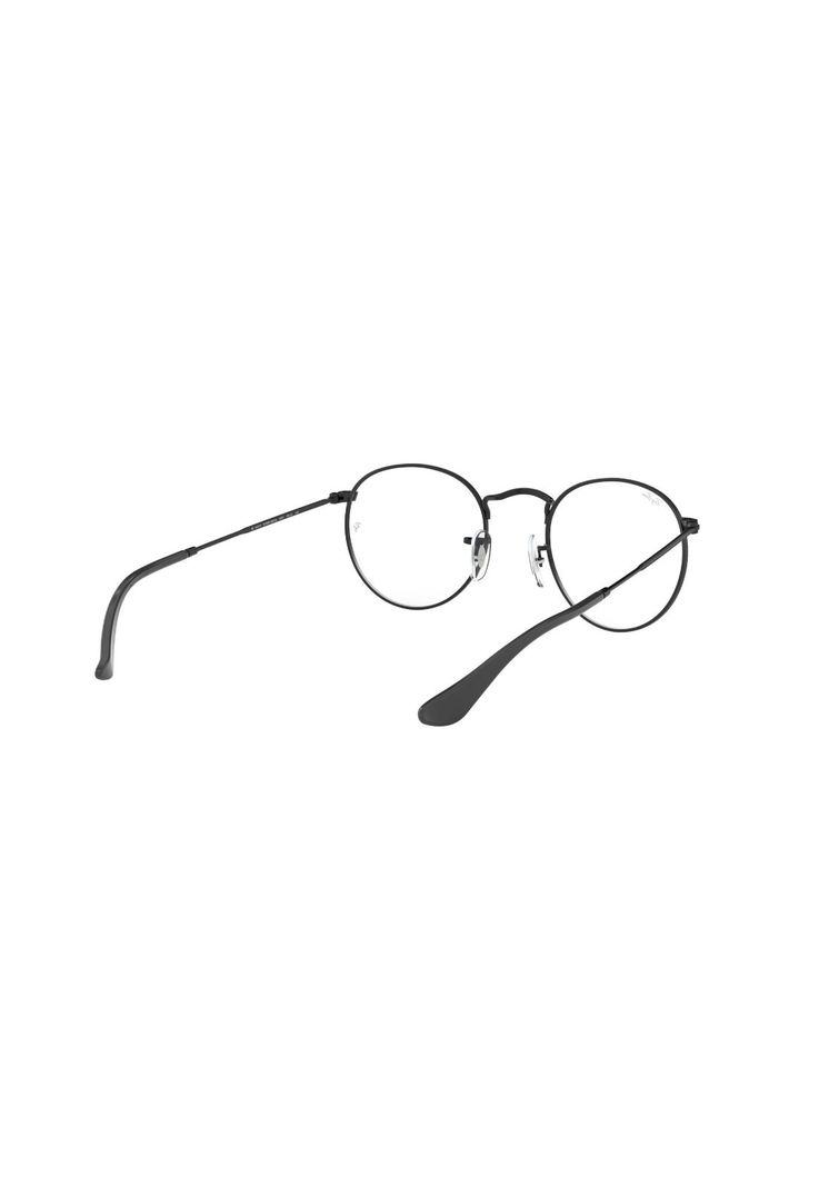 Lentes Ópticos Round Metal Matte Black Ray-Ban Optical-7