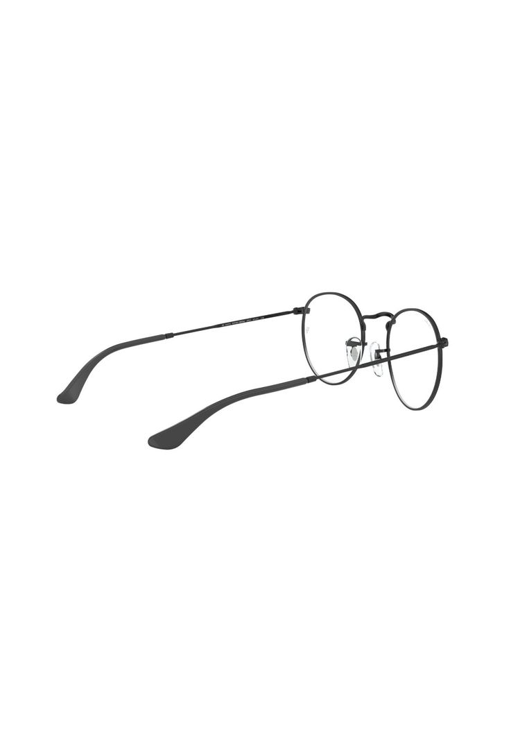 Lentes Ópticos Round Metal Matte Black Ray-Ban Optical-8
