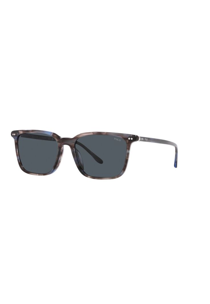 Lentes de Sol Shiny Striped Havana Polo Ralph Lauren-1