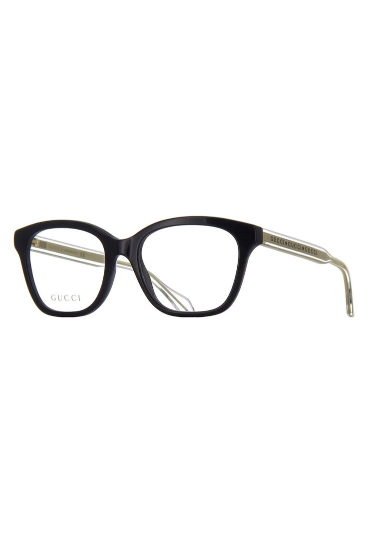 Lentes Opticos Shiny Black Gucci GG0566O001 Negro M