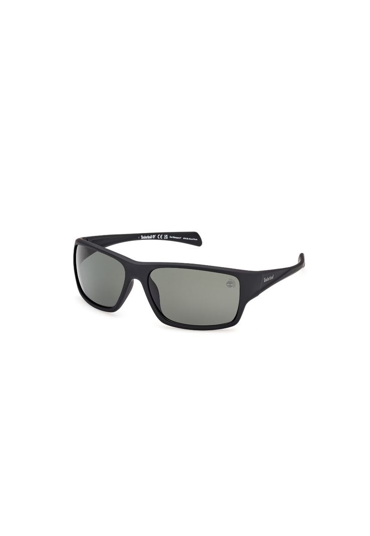 Lentes de Sol Negro Matte Polarizados Timberland TB0001702R-1