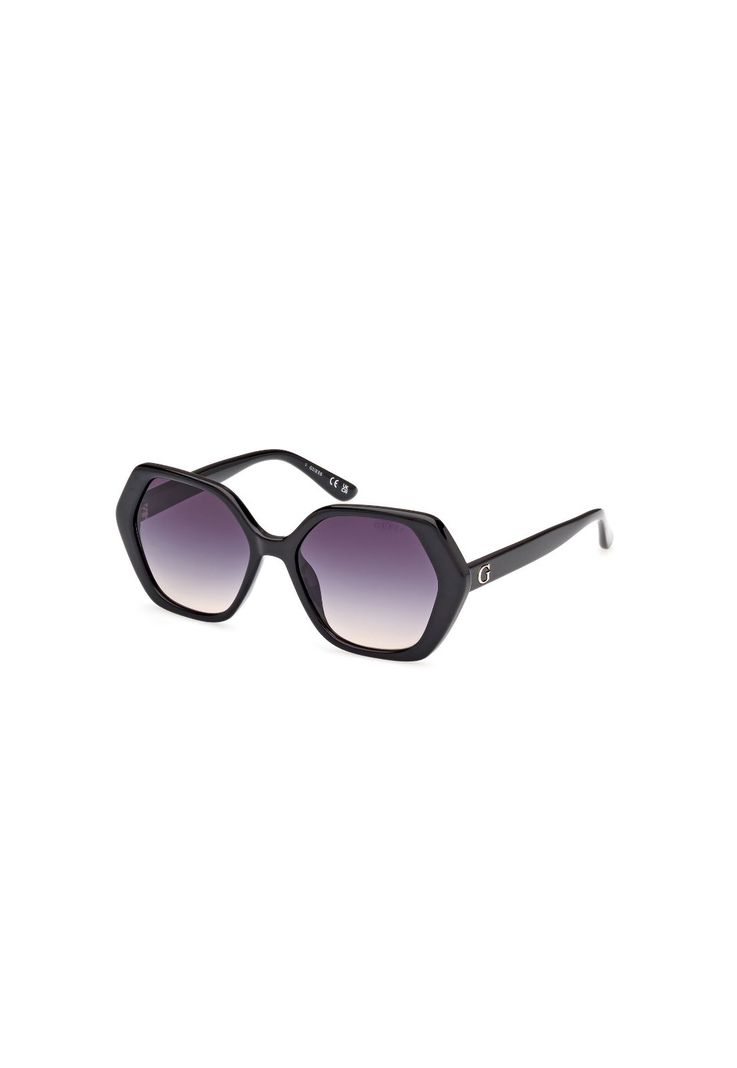 Lentes de Sol Negro Brillante Degradé Guess GU829201B-1