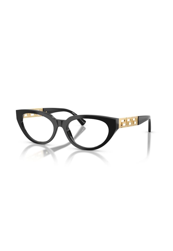 Versace Lentes Opticos Greca VE3383 GB1 54 Negro M