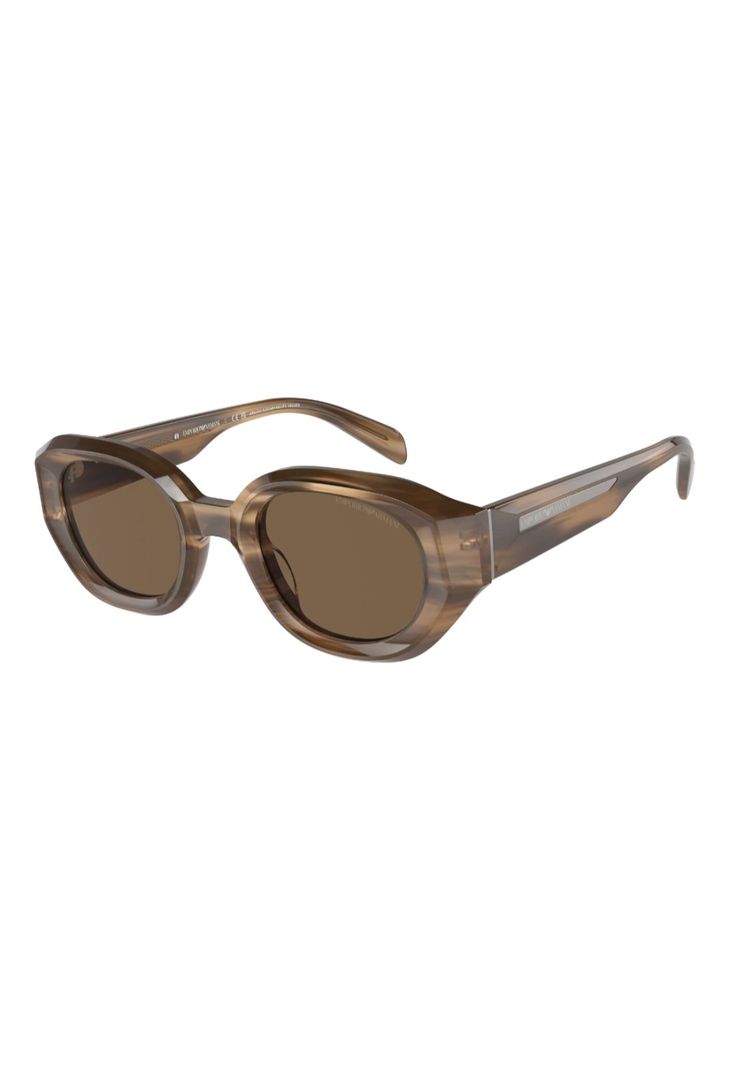 Lentes de Sol Marrón a Rayas Emporio Armani EA4230U614973-0