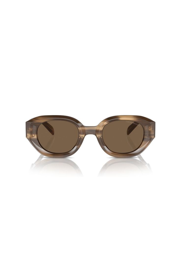 Lentes de Sol Marrón a Rayas Emporio Armani EA4230U614973-1