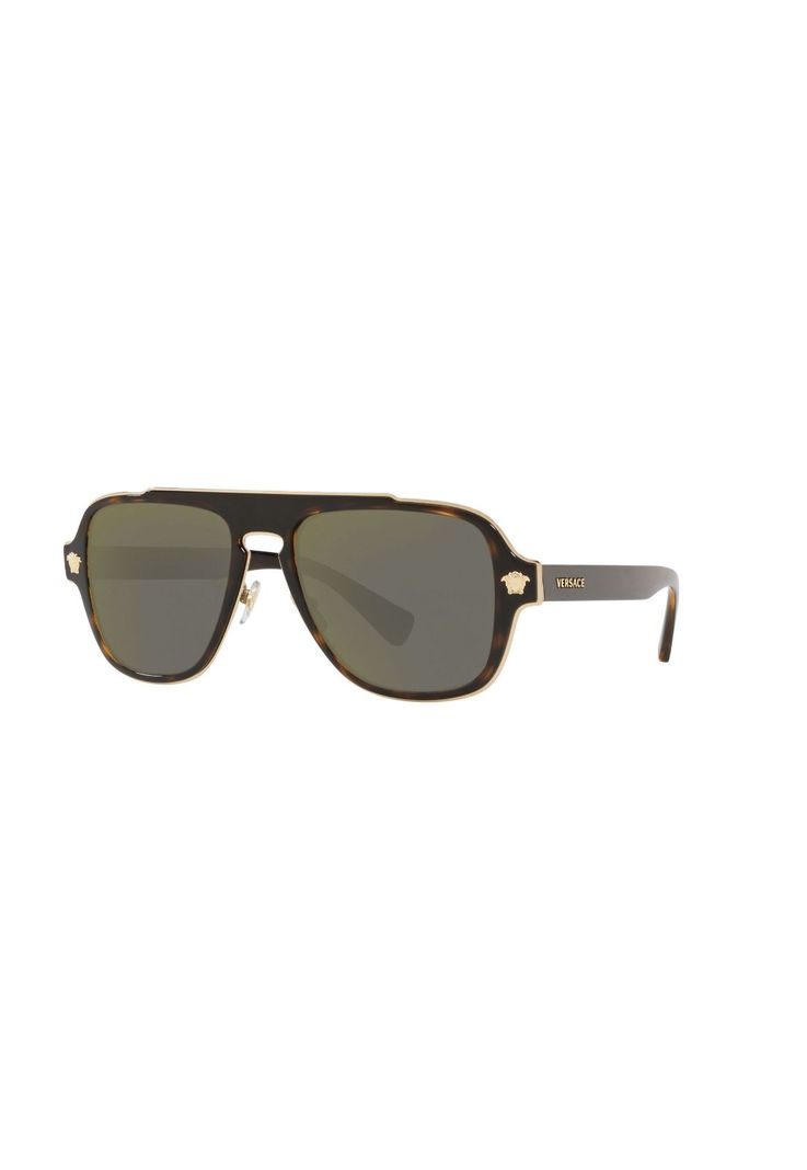 Lentes de Sol Gris Espejado Versace VE219912524T-0