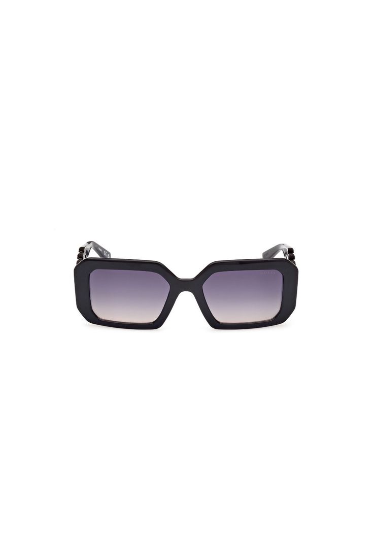 Lentes de Sol Negro Brillante Degradé Guess GU0011001B-0