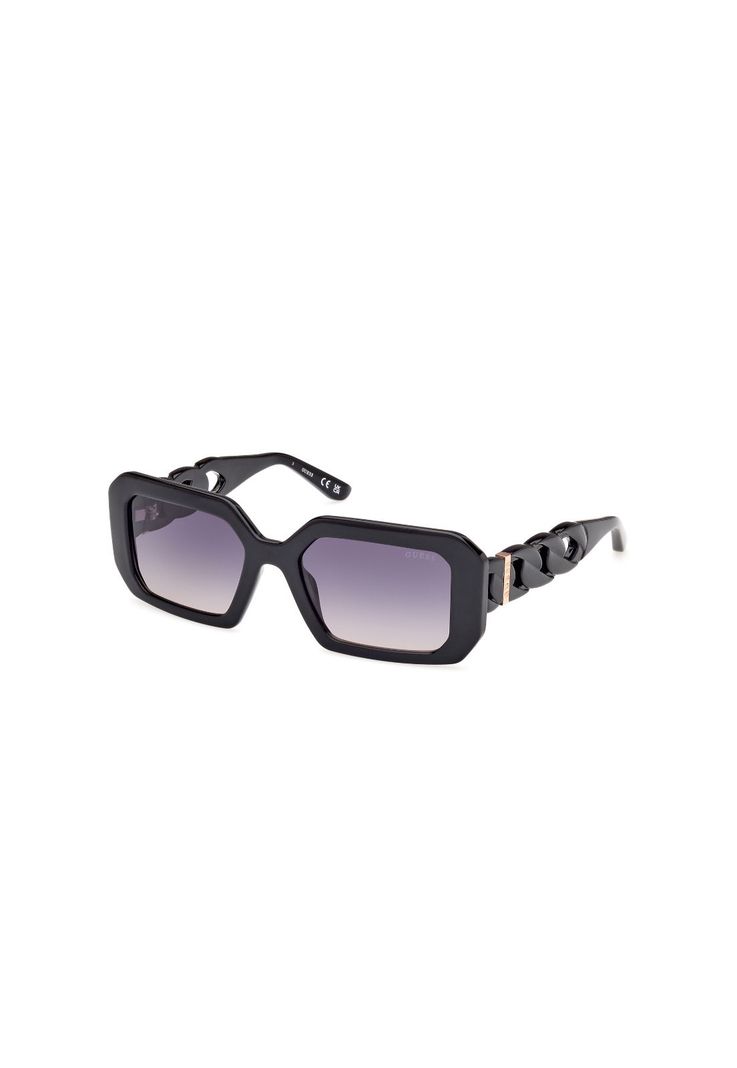 Lentes de Sol Negro Brillante Degradé Guess GU0011001B-1