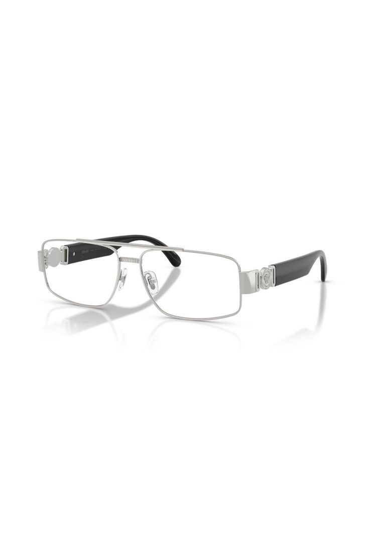 Versace Lentes Opticos Medusa Biggie VE1317 1000 58 Plateado M