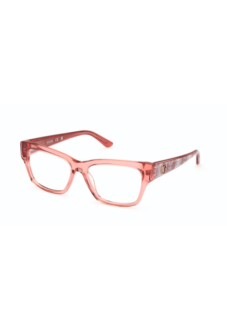 Lentes Ópticos Rosado Transparente Guess GU50126072-1