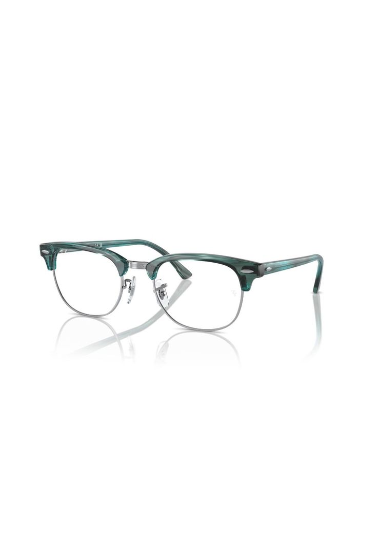 Lentes Ópticos Clubmaster Verde Ray-Ban Optical RX51548377-1