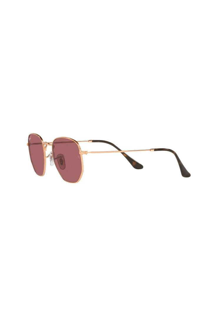 Lentes de Sol Hexagonal Oro Rosa Polarizados Ray-Ban-2