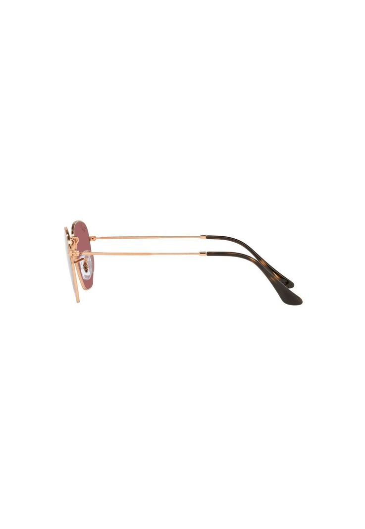Lentes de Sol Hexagonal Oro Rosa Polarizados Ray-Ban-3