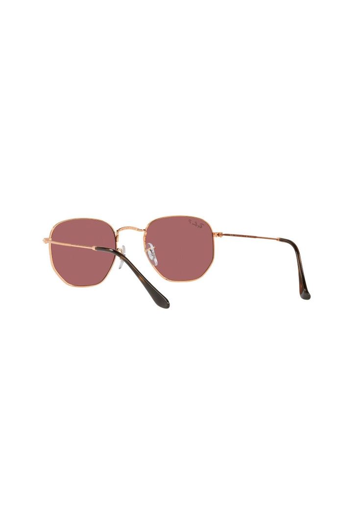 Lentes de Sol Hexagonal Oro Rosa Polarizados Ray-Ban-5