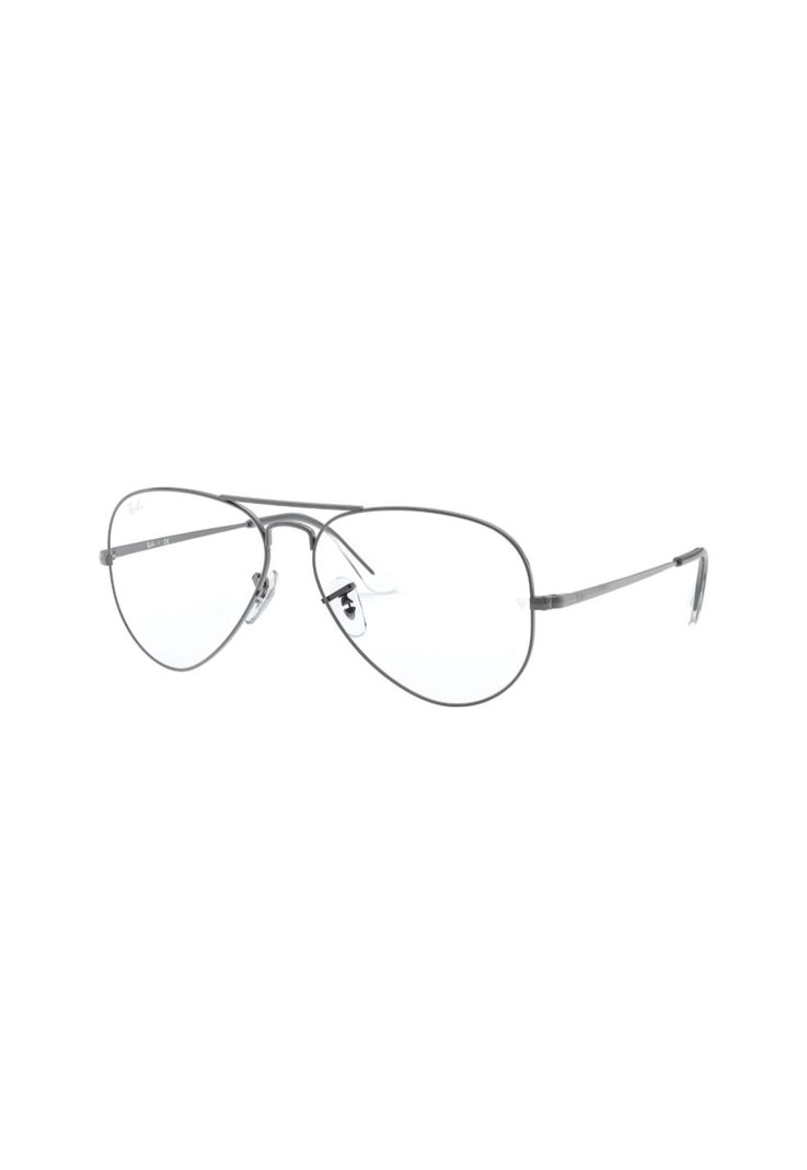 Lentes Ópticos Aviator Plateado Ray-Ban Optical RX64892502-1