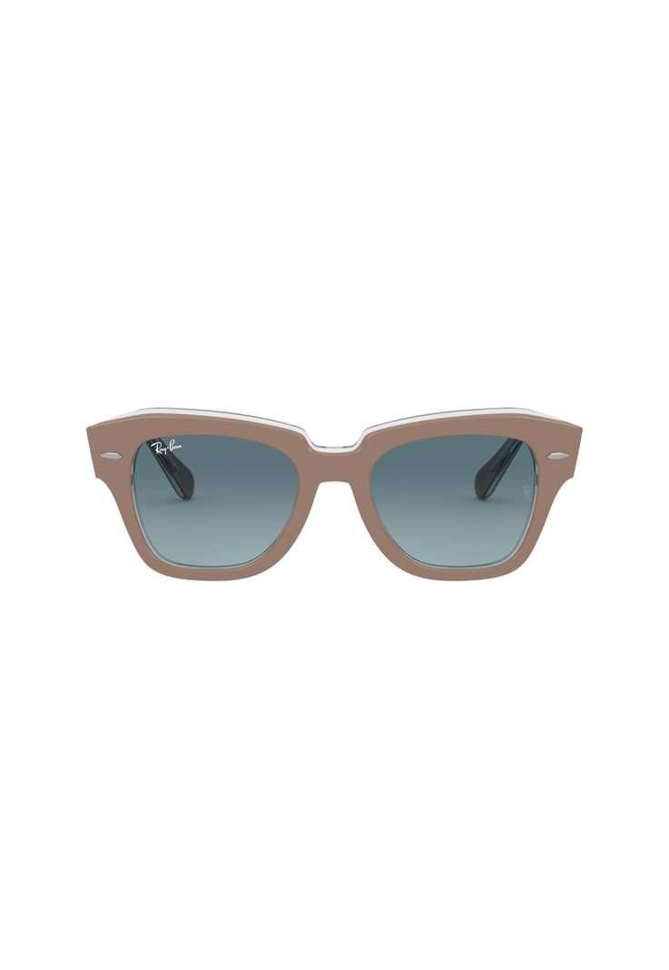 Lentes De Sol State Street Marron Claro Ray-Ban RB218612973M49-0