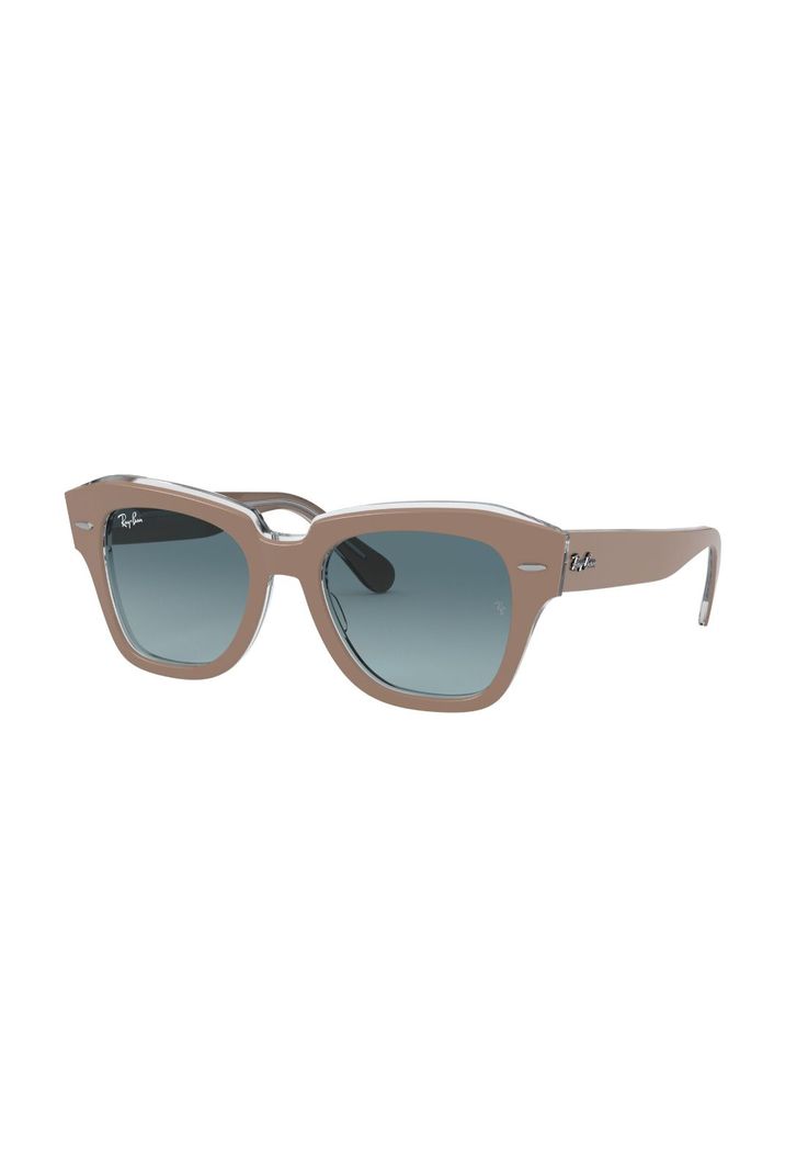 Lentes De Sol State Street Marron Claro Ray-Ban RB218612973M49-1