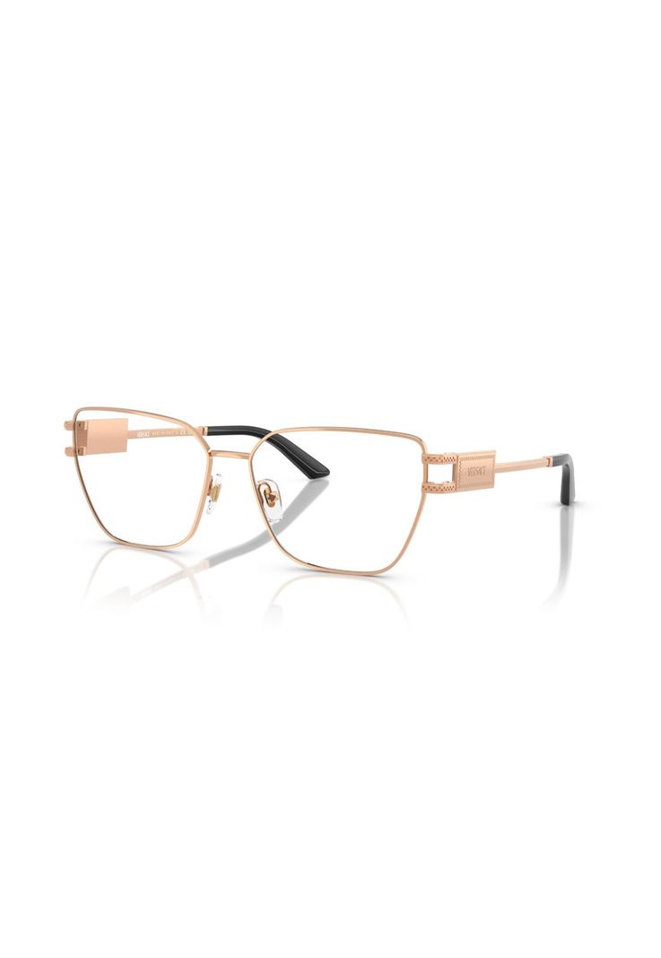 Versace Lentes Opticos Damier Plaque VE1301 1412  55 Rosado M
